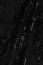 Isabel Marant Goji Black Velvet Sweetheart Neck Mini LBD Dress