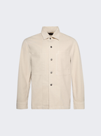 Lemaire Denim Clay Workwear Over Shirt Jacket