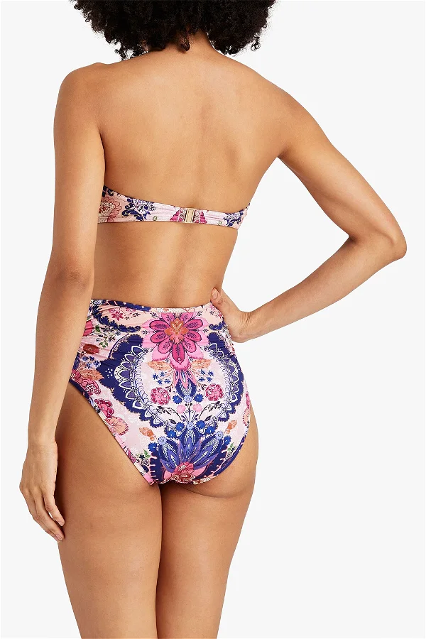ZIMMERMANN Laurel Floral-Print Bikini Bottoms - House Of Huntington