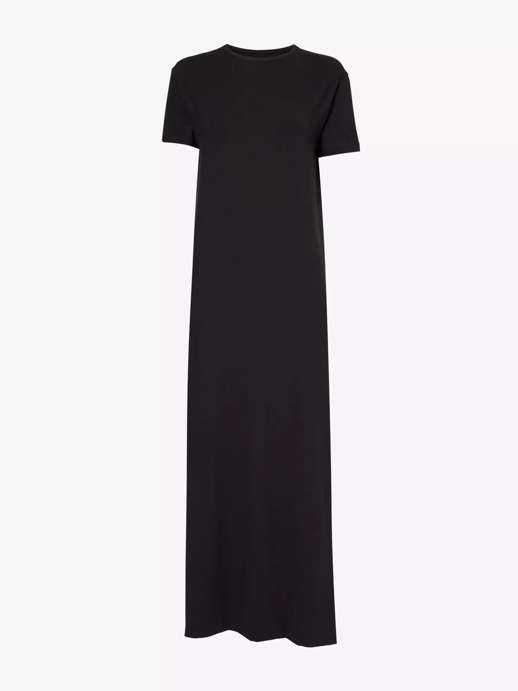 The Frankie Shop Maya Cotton Black Tee Dress