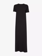 The Frankie Shop Maya Cotton Black Tee Dress