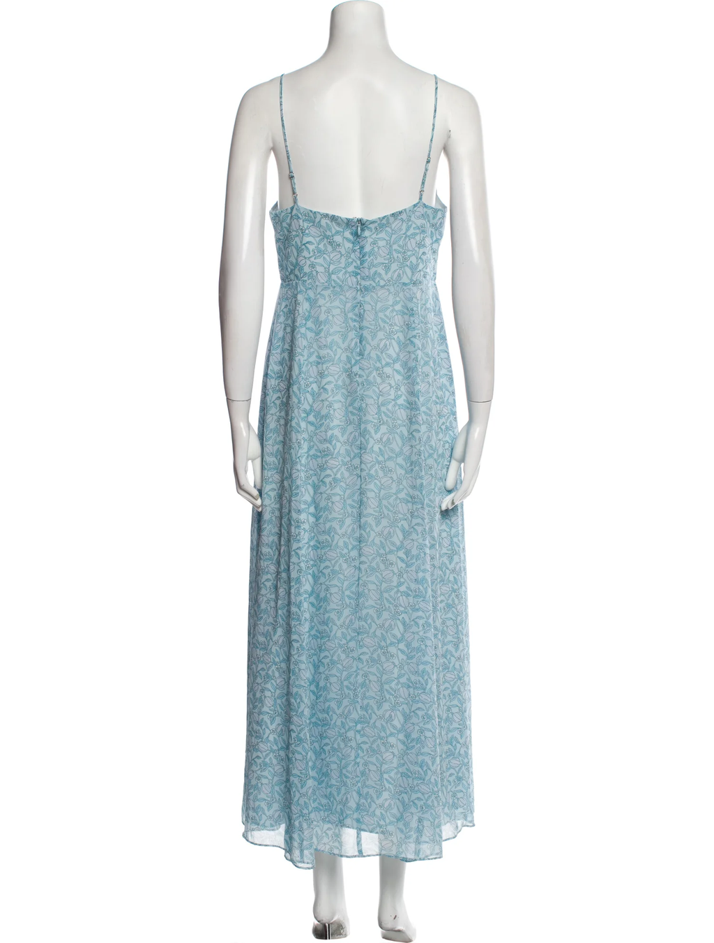 TVF for DVF Blue Floral Slip Dress - House Of Huntington