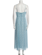 TVF for DVF Blue Floral Slip Dress - House Of Huntington