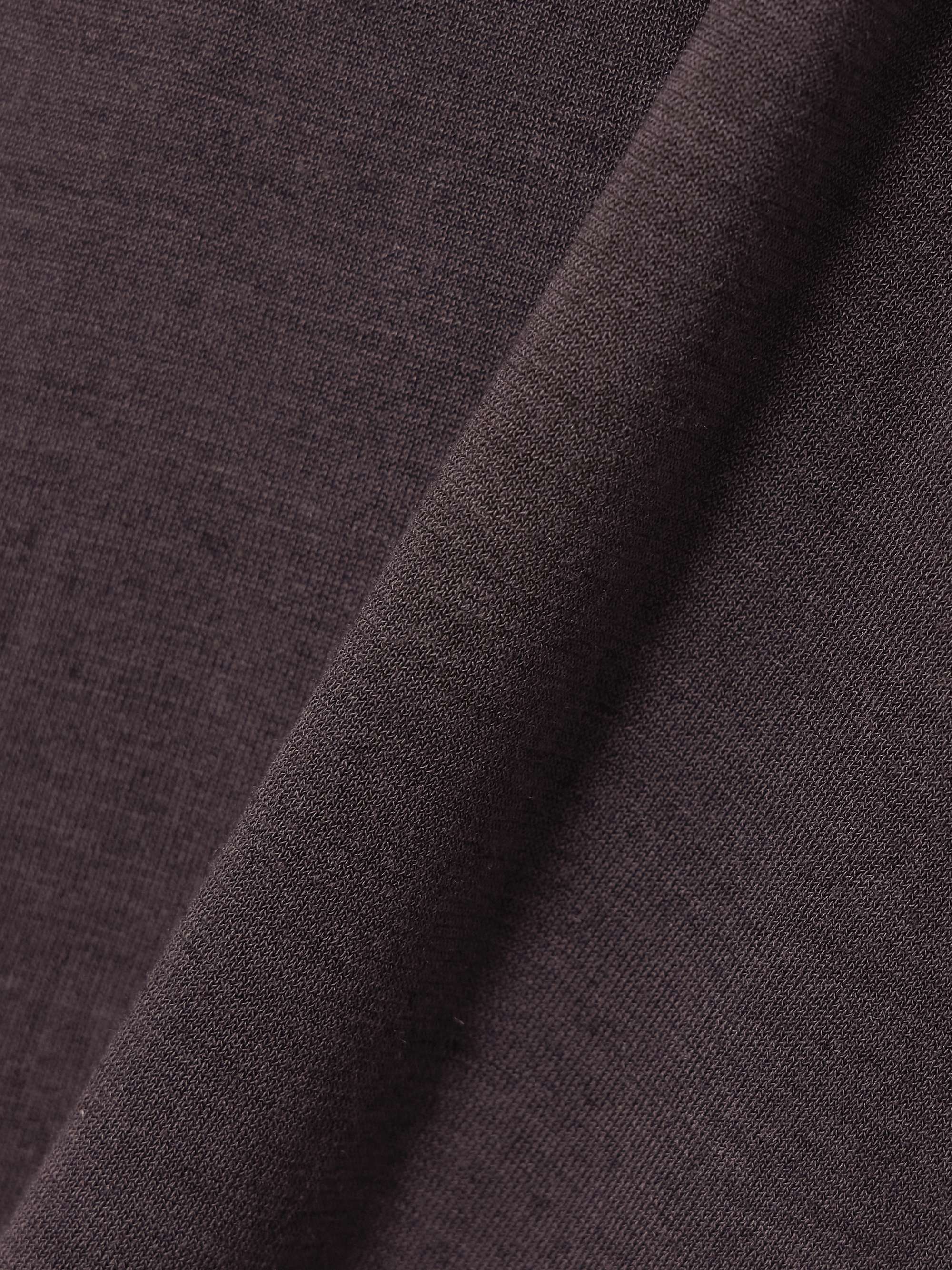 Skims Brown Sheer Modal Long Skirt