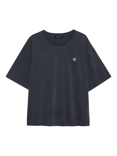 Anine Bing Rudy Empowerment Print AB Logo Front T-Shirt