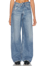 Agolde Vana Denim Foldover Jeans