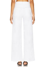 Frame White Le Palazzo Crop Denim Jeans
