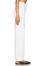 Frame White Le Palazzo Crop Denim Jeans