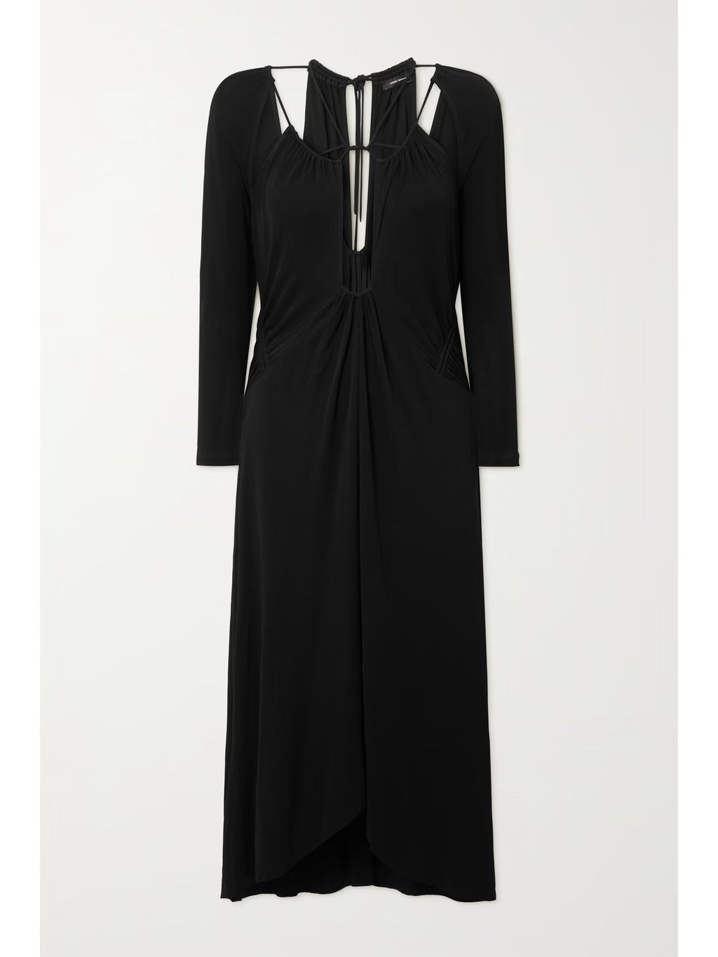 Isabel Marant Black Jadessi Cut-Out Keyhole Neck Strappy Dress DAMAGED