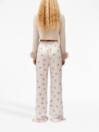 Sleeper Floral Blossom Print Elastic Waist Summer Trousers