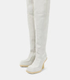 Burberry Highland Shearling Lined Suede Knee High Boots