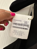 Brunello Cucinelli Black Tailored Top Pink Velvet Trouser 2-in-1 Wide Leg Jumpsuit