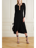 Isabel Marant Black Jadessi Cut-Out Keyhole Neck Strappy Dress DAMAGED