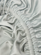 ISA BOULDER Silver Nina Ruched Tie-Up Sides Swimsuit - House Of Huntington