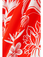 Borgo De Nor Ziggy Red Floral Off Shoulder Hemera Mini Dress