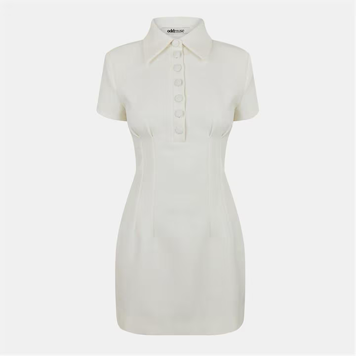 Om Ultimate Collared Mini Dress
