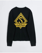 Sunflower Black Movie Merino Wool Zip Cardigan