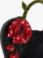 Clio Peppiatt x Disney Beaded Enchanted Rose Heart Bag (IMPERFECT)
