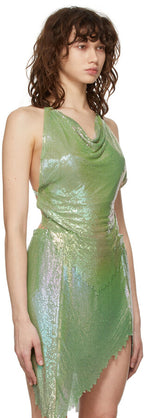 Poster Girl Green Metal Mash Backless Chainmail Bambi Top