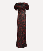 Rat and Boa Magnolia Red Floral Boho Maxi Dress