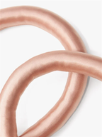 ISA BOULDER Gather Scoop-Neck Satin-Jersey Fona Brown Bikini Swim Top - House Of Huntington