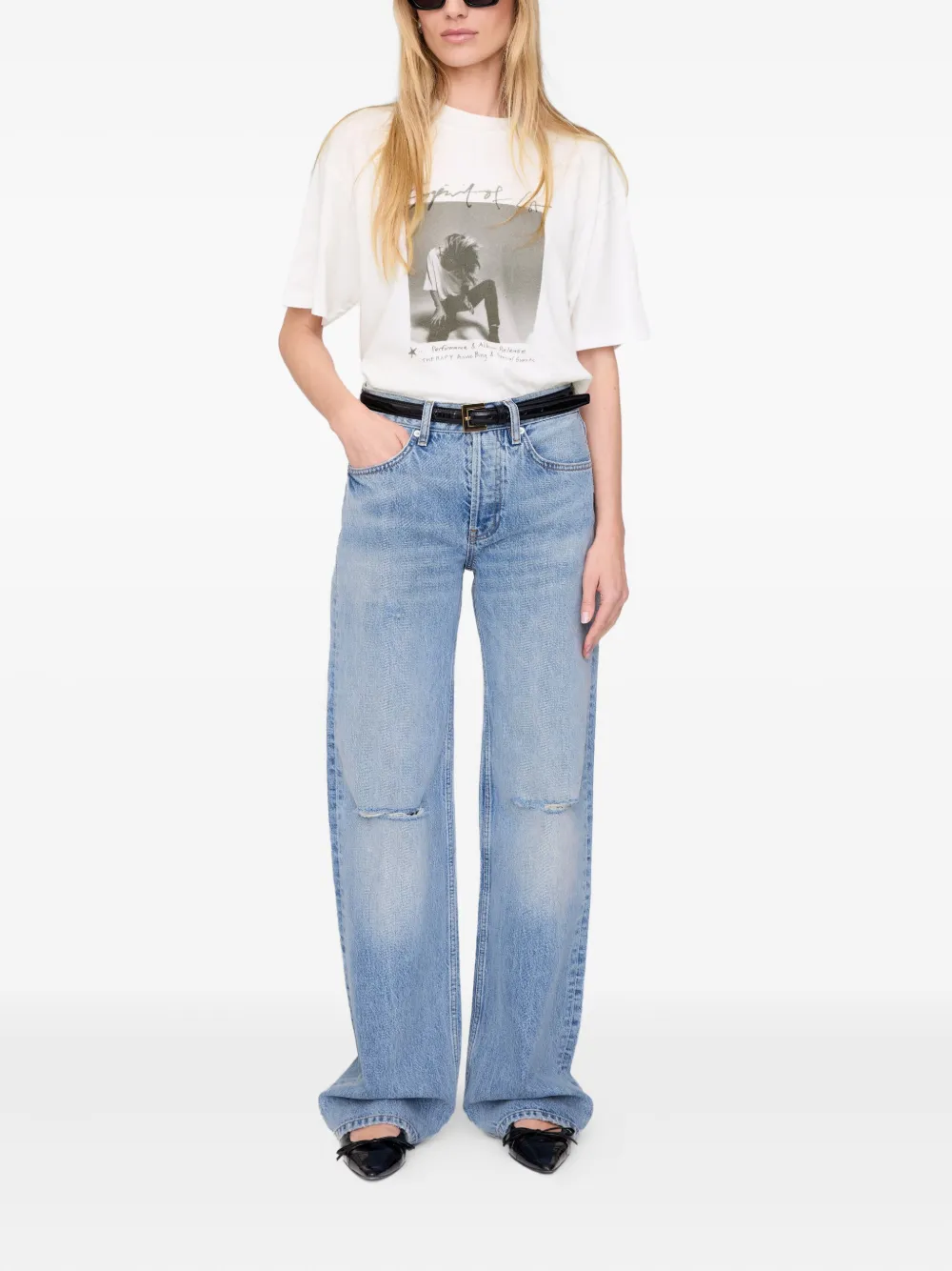 T-shirt imprimé avec une photo d'Anine Bing Ashton