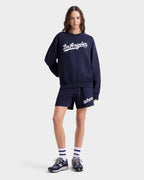 Sporty & Rich Navy Los Angeles Dodgers Gym Shorts