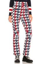 Perfect Moment Ski Aurora Red White Blue Houndstooth Flare Pant Trousers