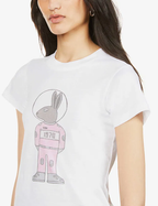 Bella Freud Mystical Bunny Organic Cotton-Jersey T-Shirt