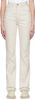 Jacquemus Le Papier Le De Nimes Light Beige Jeans