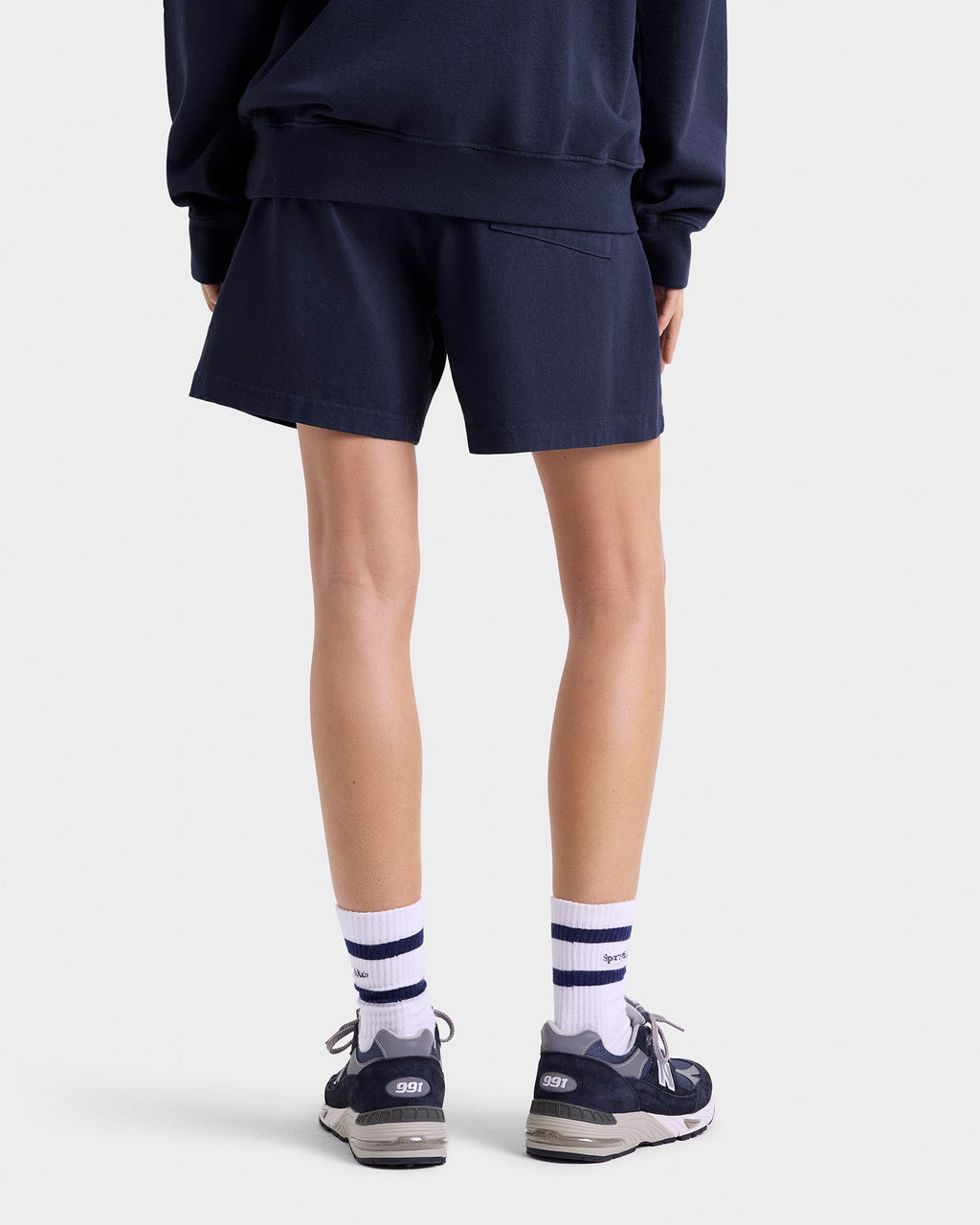 Sporty & Rich Navy Los Angeles Dodgers Gym Shorts