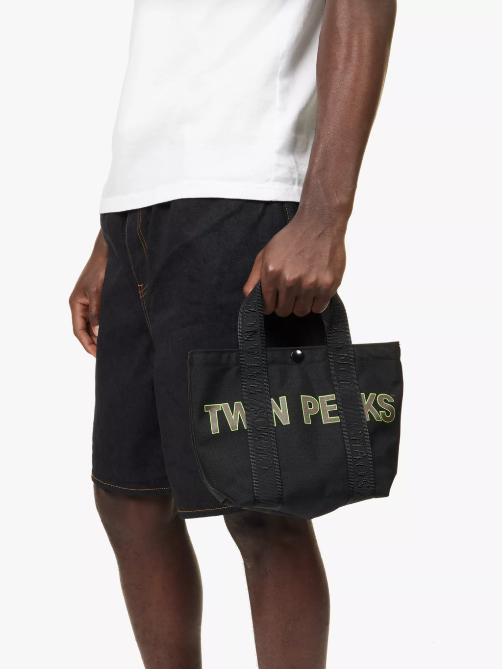 Undercover Twin Peaks Mens Slogan Small Tote Bag