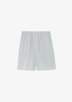 The Frankie Shop Grey Lui Logo Embroidered Front Cotton Boxer Shorts