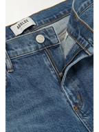 Agolde Toni Mid Rise Slim Leg Blue Denim Jeans