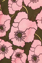 Agua by Agua Bendita Guaba Ruched Floral-Print Linen Mini Dress