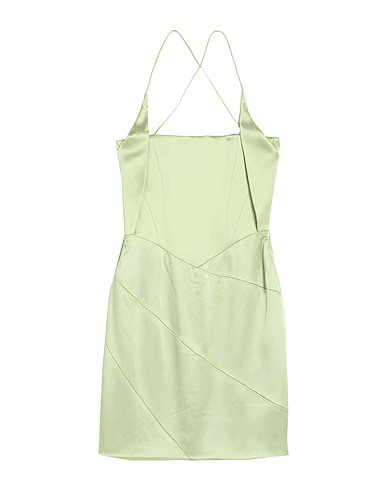 16ARLINGTON Esteli Lime Green Corset Strappy Mini Dress - House Of Huntington