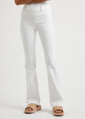 Spanx White High Rise Flare Stretch Jeans