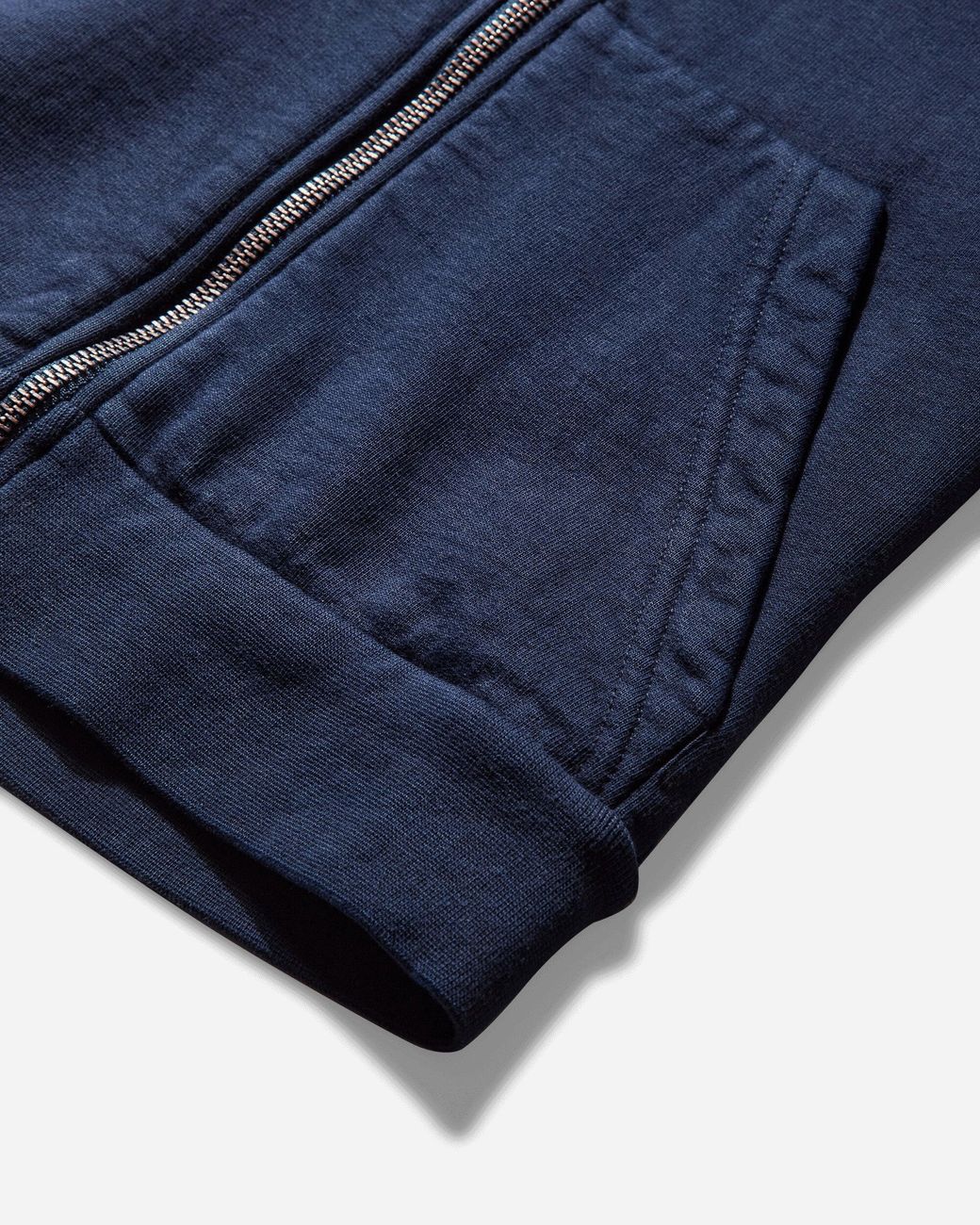 Ottolinger Navy Blue Fitted Zip Hoodie