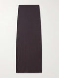 Skims Brown Sheer Modal Long Skirt