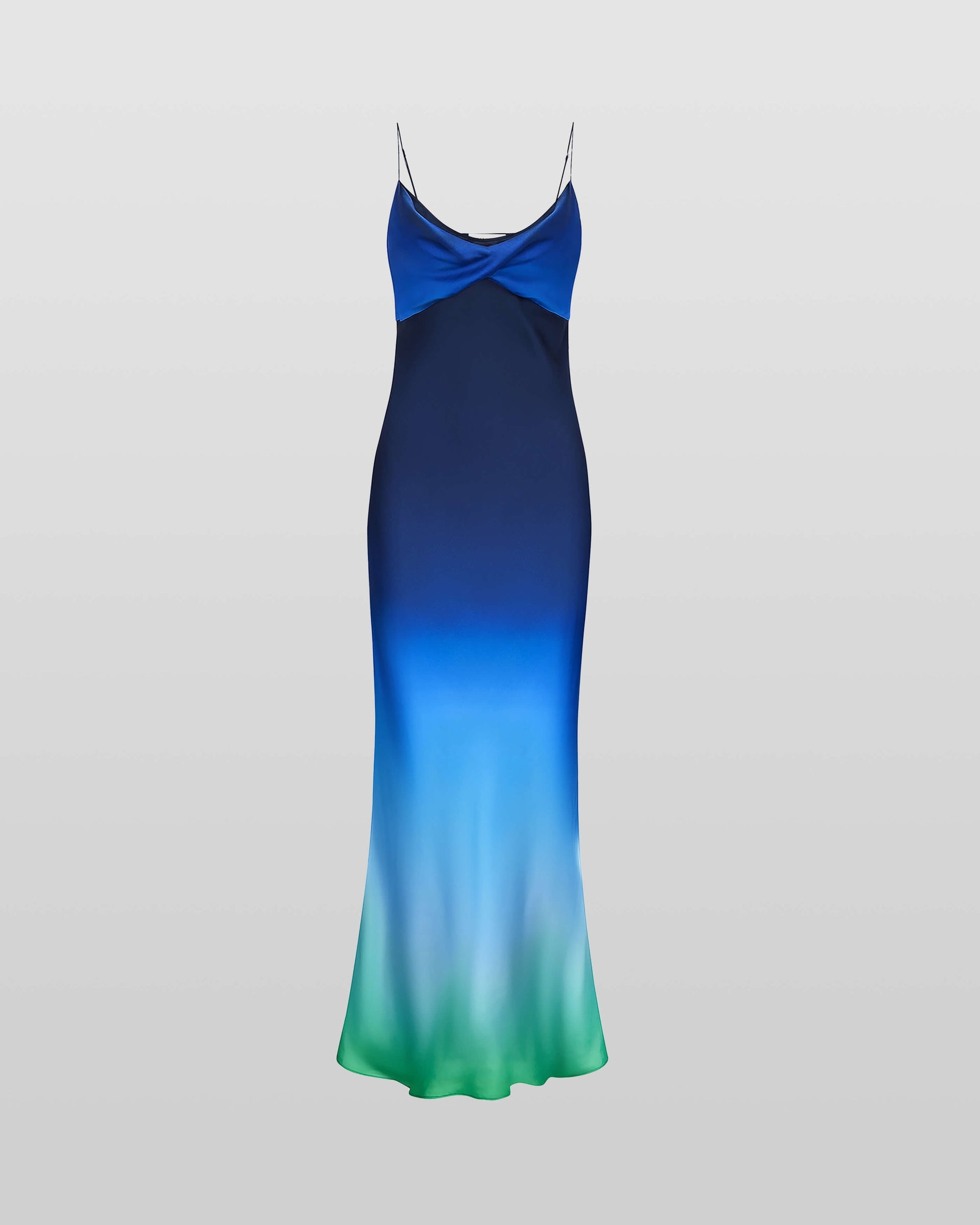 Rat and Boa Beliza Blue Ombre Sunset Maxi Dress
