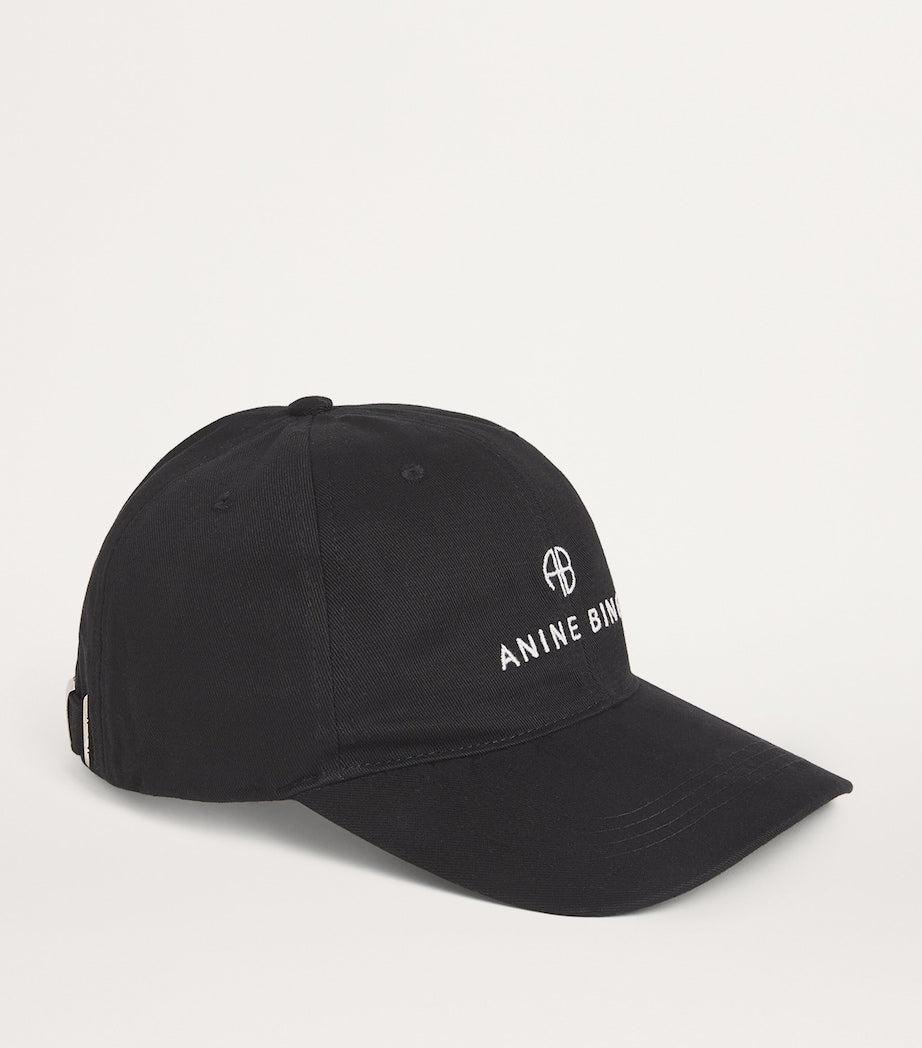 Anine Bing Logo Jeremy Black Baseball Cap