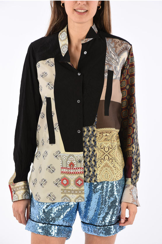 Reconstituted Scarf Vintage Shirt