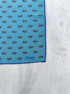 Drake's Light Blue Airplane Pocket Square - House Of Huntington