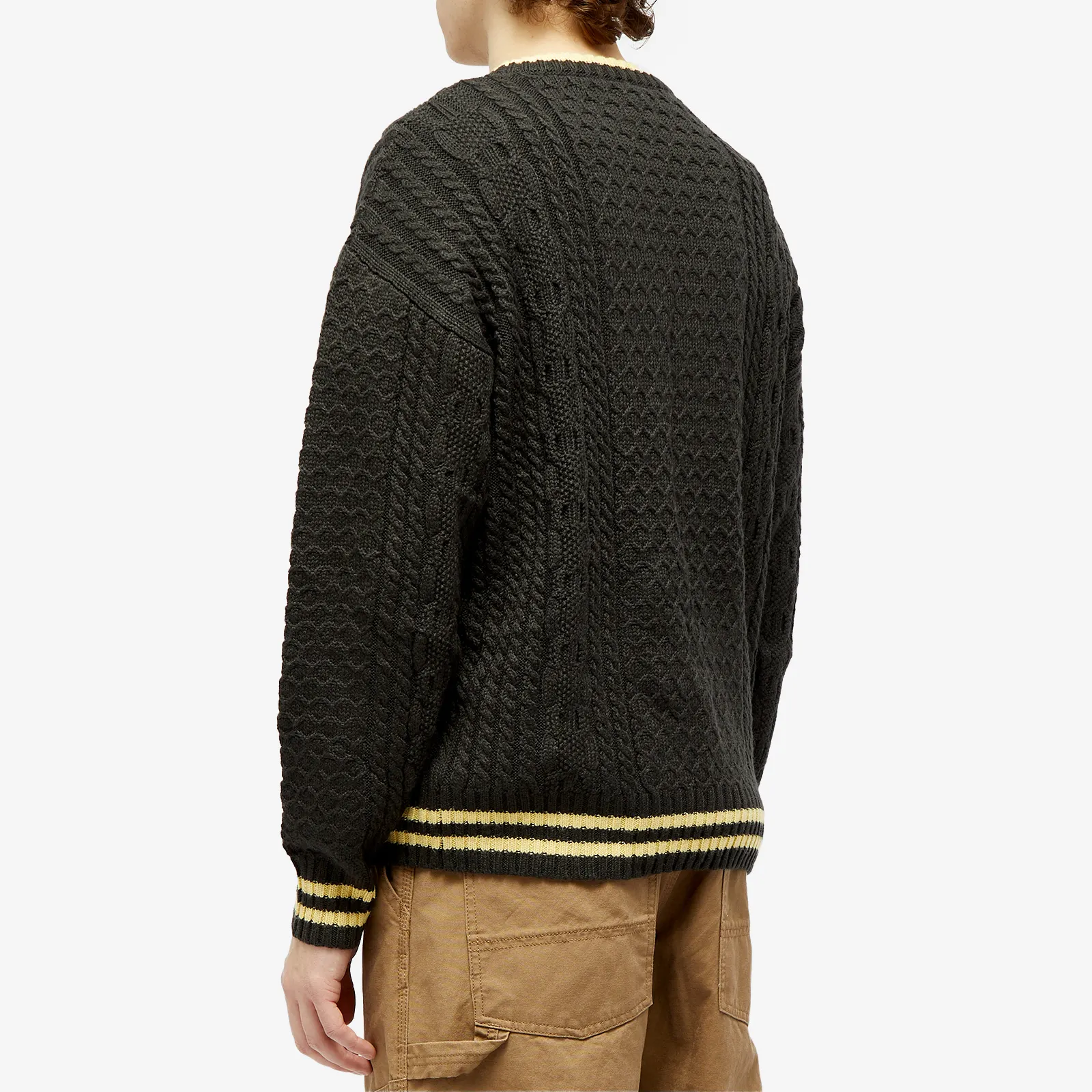 Patta Loves You Cable Knitted Pirate Black Jumper