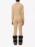 My Sunday Ski Ribbed Wool Cashmere Knit Jumpsuit