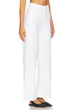 Frame White Le Palazzo Crop Denim Jeans