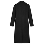 Raey Black Double Breasted Wool Coat
