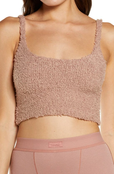 Skims Cozy Bouclé Teddy Sleeveless Vest Top