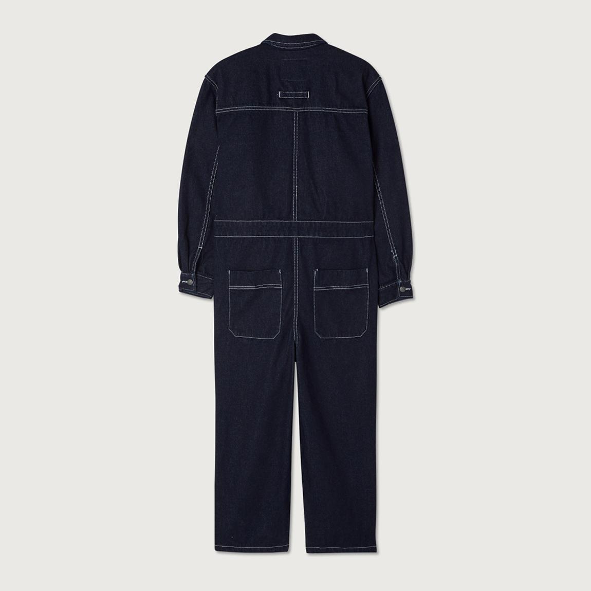 American Vintage Denim Dark Wash Boiler Jumpsuit