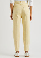 Toteme Yellow Tapered Leg Organic Cotton Denim Jeans